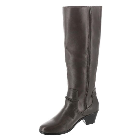NWT Clarks Women's Emily 2 Sky Dark Brown Synthetic Knee High Boot – Size 8M - Picture 1 of 6